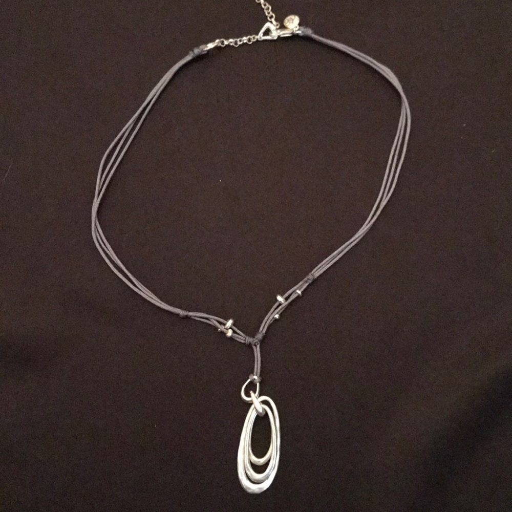 silver necklace